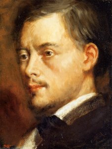 Man's Head — Edgar Degas, Impressionism