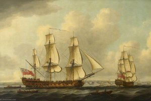The East Indiaman 'princess Royal' — John Cleveley The Elder