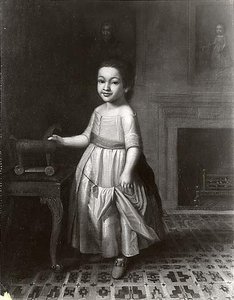 Boy With A Toy Horse, (painting) — Charles Willson Peale