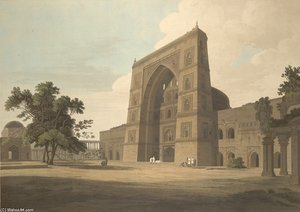 Jama Masjid, Jaunpur — Edward Thomas Daniell