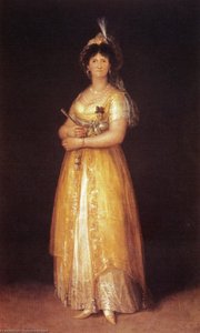 Maria Luisa In Court Dress — Francisco José De Goya Y Lucientes