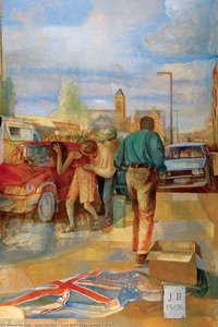 Cars And Chaos (panel 4 Of 4) — John Bartlett