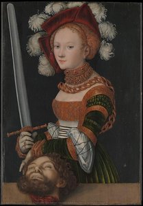 Judith With The Head Of Holofernes — Lucas Cranach The Elder, German Renaissance