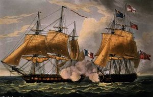 The Capture Of La Clorinde, February 26th — Thomas Whitcombe