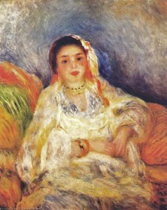 Algerian Woman Seated — Pierre-auguste Renoir, Impressionist Painting