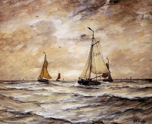 Scheveningen Sun — Hendrik Willem Mesdag