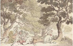 A Distraction From Duty — Thomas Rowlandson