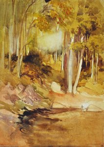 The Heart Of The Forest — Albert Edelfelt, Realism