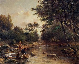 On The Banks Of The River — Paul Camille Guigou
