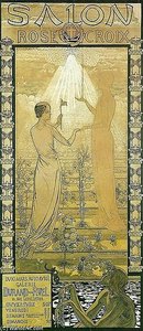 Poster Of The First Rosicrucian Exposition — Carlos Schwabe