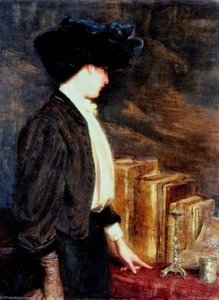 Woman Looking at Books