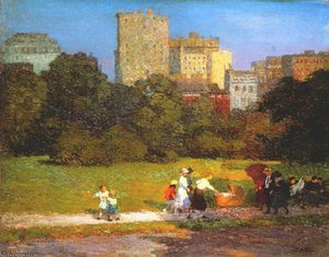 In Central Park — Edward Henry Potthast