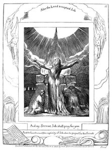 Job´s Sacrifice 2 — William Blake, Romanticism
