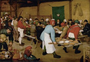 Peasant Wedding — Pieter Bruegel The Elder, Northern Renaissance