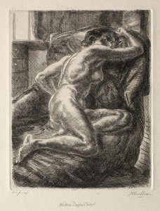 Nude On Draped Couch — John French Sloan