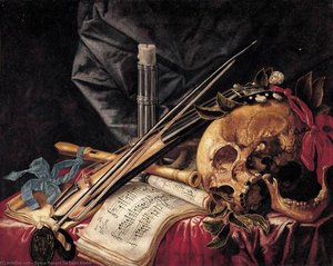 Vanitas Still-life — Simon Renard De Saint André