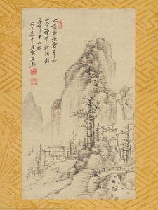 Wintry Landscape With Trees — Uragami Shunkin