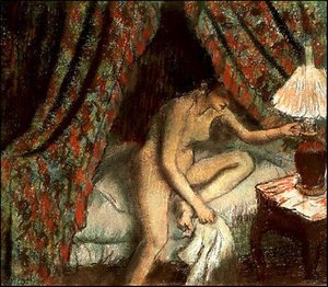 Retiring — Edgar Degas, Impressionism