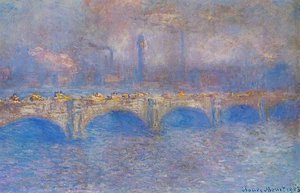 Waterloo Bridge, Sunlight Effect — Claude Monet