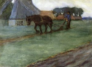 Man Plowing — Frederick Carl Frieseke