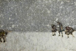 Children In The Snow — Ruskin Spear