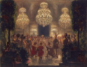 Presentation Of Rewards To The Participants Of The Festival. 1829 — Adolph Von Menzel