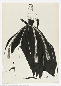 Sketch, Evening Gown — Pedro Pablo Rodriguez