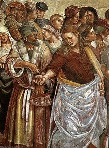 Sermon And Deeds Of The Antichrist (detail) (10) — Luca Signorelli