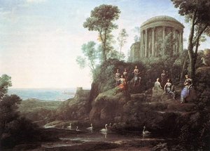 Apollo And The Muses On Mount Helicon — Claude Lorrain (claude Gellée)