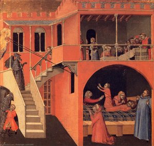 Scenes Of The Life Of St Nicholas — Ambrogio Lorenzetti