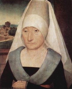 Portrait Of An Old Woman — Memling, Hans