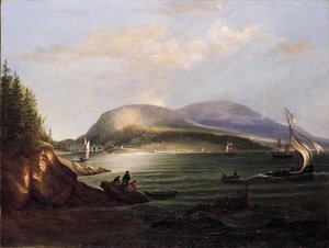 Camden Hills And Harbor — Alvan Fisher
