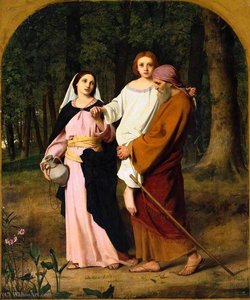 The Child Jesus Going Down with His Parents to Nazareth