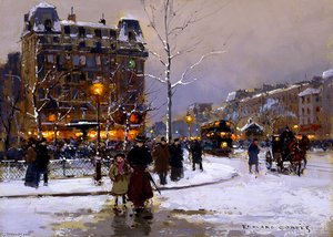 Place Pigalle, Winter — Edouard Cortès