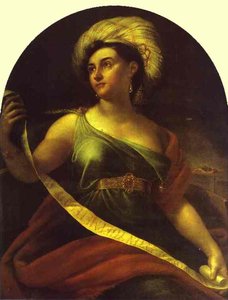 Sibyl Of Delph. (portrait Of N. S. Semenova.) — Orest Adamovich Kiprensky