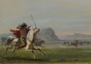 Hunting Elk — Alfred Jacob Miller