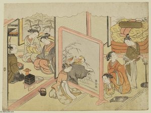 The Cup Of Sake Before Bed — Suzuki Harunobu
