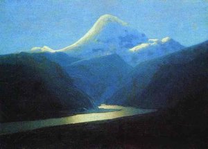 Elbrus In The Eveving — Arkhip Ivanovich Kuindzhi