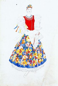 Costume Design For Bride — Natalia Goncharova