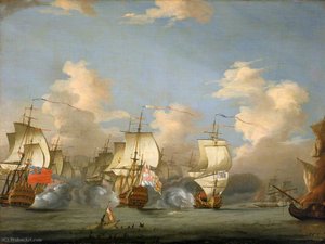 The Battle Of Cape Passaro — Peter Monamy