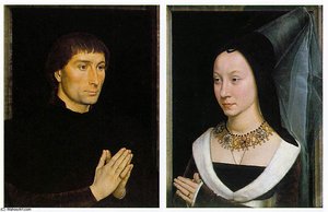 Tommaso Portinari And His Wife, Ca 44.1x33.7 C — Memling, Hans