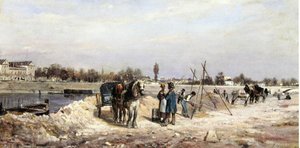 The Seine At Sèvres — Stanislas Lépine