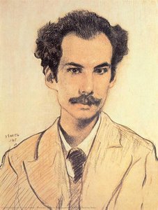 Portrait Of Boris Nikolayevich Bugaev (andrey Bely) — Léon Bakst