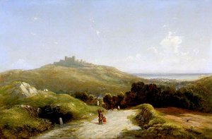 Distant View Of Dover Castle — Thomas Creswick