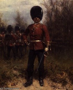 Portrait of an Officer of the Grenadier Guards