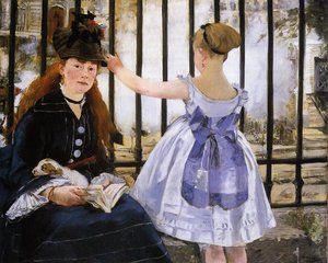 The Railroad — Édouard Manet, Impressionism