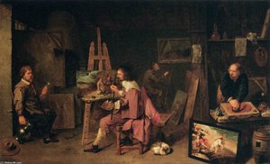Painter's Studio — David The Younger Ryckaert