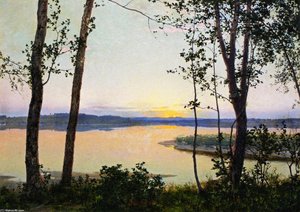 Sunrise Over The Lake — Walter Launt Palmer