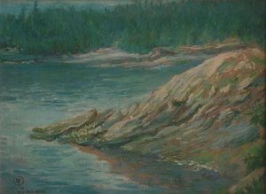 Camping Spot, (painting) — Mary Agnes Yerkes