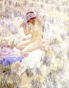 On The Dunes — Frederick Carl Frieseke